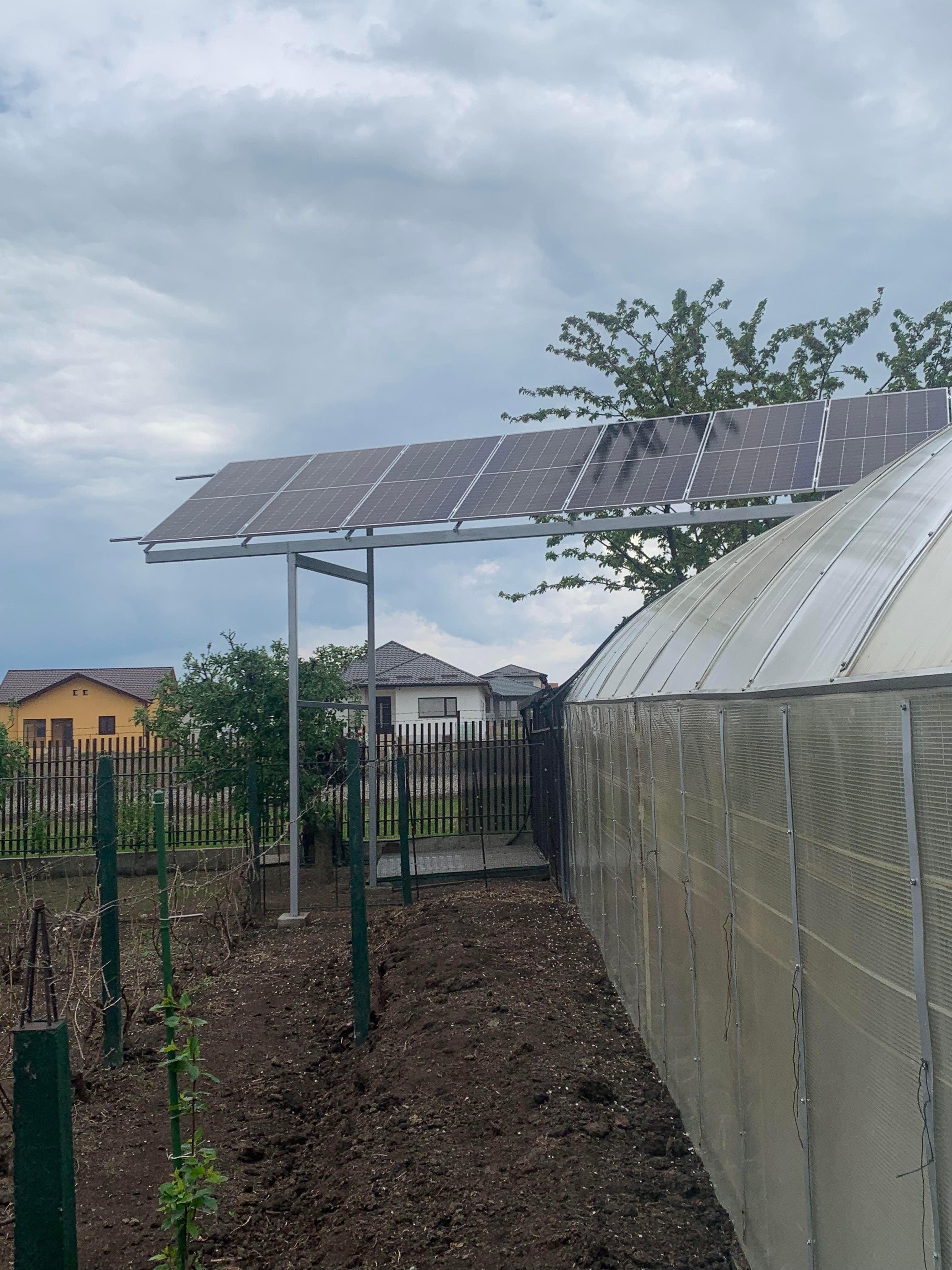 Sistem Fotovoltaic Monofazat 7.7Kw/h - Structura Inaltata - Valea Lupului, Iasi